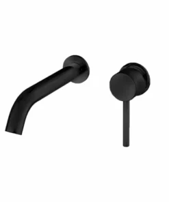 PearlĀ® BAKER Matte Black Vanity Faucet With Cast Spout