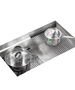 Pearl® Stainless Kitchen Sinks CUVI - PRO - 16 Gauge Single Bowl Stainless Steel Kitchen Sink System