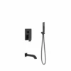 Pearl® Shower Systems ETHAN Hand Shower & Spout Matte Black
