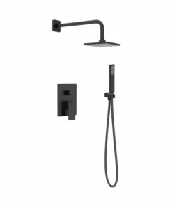 Pearl® ETHAN Hand Shower & Shower Head Matte Black Shower Systems