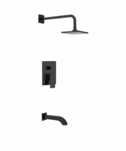Pearl® ETHAN Shower Head & Spout Matte Black