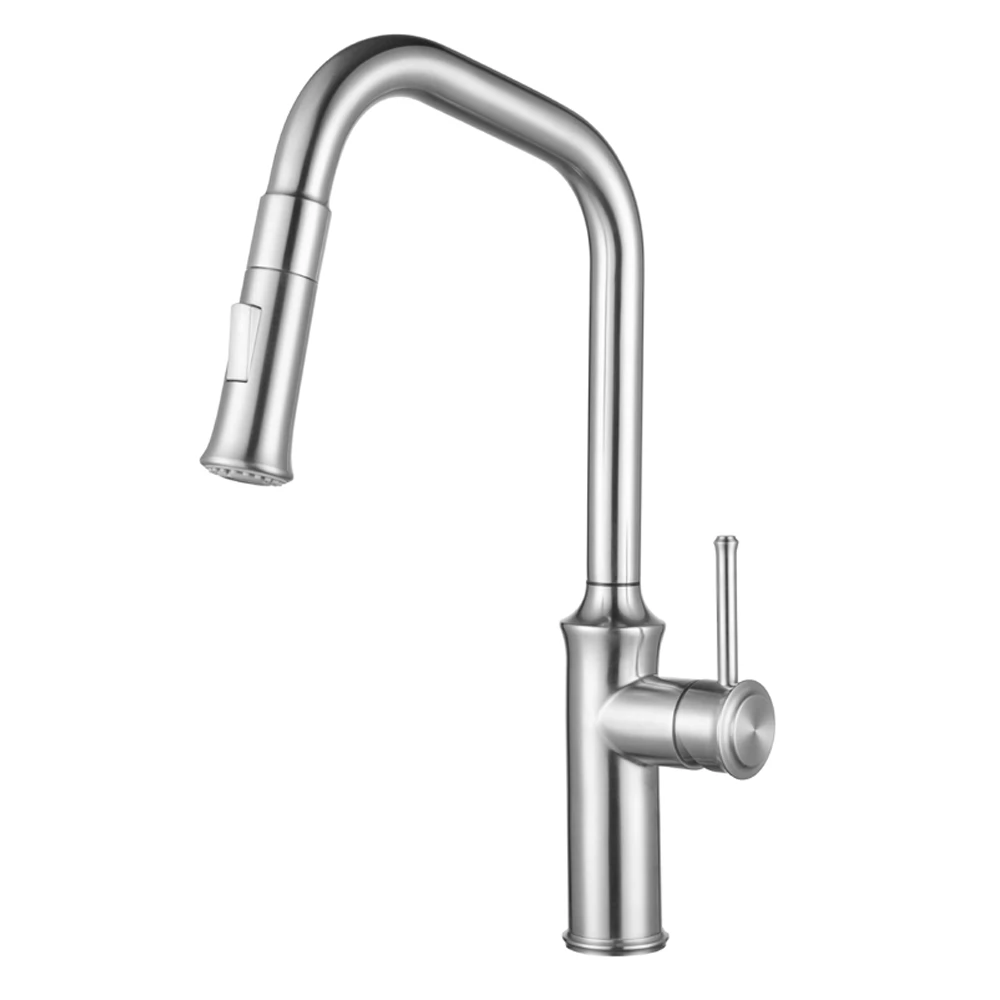 PearlĀ® JORDAN Brushed Stainless Steel Kitchen Empire Faucet Kitchen Faucets