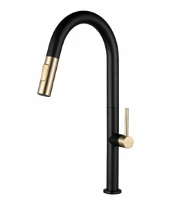 PearlĀ® LENNOX II Ferreira Gold & Matte Black Kitchen Faucet