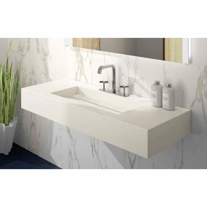 COSENTINO COSENTINO INTEGRATED VANITIES Simplicity 1 Single Bowl One-piece Vanity Sink