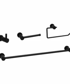 Pearl® WILSON Matte Black Hand Towel Holder