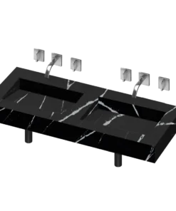 COSENTINO Armony 2 Double Bowl One-piece Vanity Sink COSENTINO INTEGRATED VANITIES