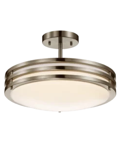 PEARL Canada Duncan-L Brushed Nickel Ceiling LED Light Ceiling Lights