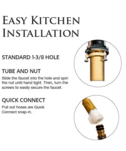 Pearl® ELEANOR Platinum Kitchen Faucet Kitchen Faucets