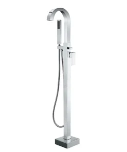 Pearl® Shower Systems ELENA Chrome Free-standing Roman Tub Filler Faucet