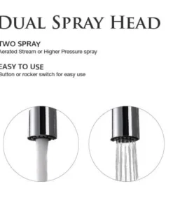 PearlĀ® JULIENNE Chrome Kitchen Faucet