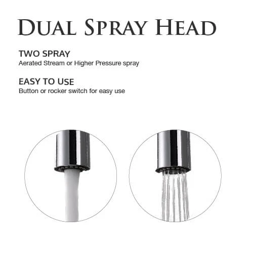 PearlĀ® NOAH Two Tone Kitchen Faucet DESIGNER