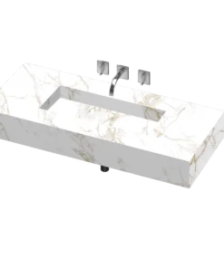 COSENTINO Silence 900 Single Bowl One-piece Vanity Sink COSENTINO INTEGRATED VANITIES