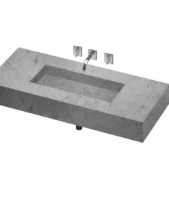 COSENTINO Silence 900 Single Bowl One-piece Vanity Sink COSENTINO INTEGRATED VANITIES