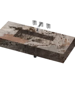 COSENTINO COSENTINO INTEGRATED VANITIES Silence 490 Single Bowl One-piece Vanity Sink