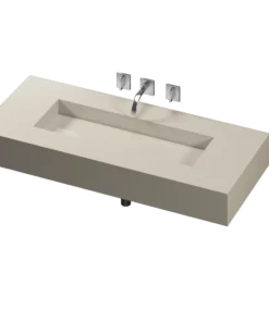 COSENTINO COSENTINO INTEGRATED VANITIES Reflection 490 Single Bowl One-piece Vanity Sink