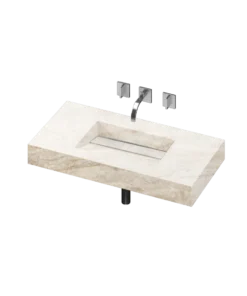 COSENTINO COSENTINO INTEGRATED VANITIES Simplicity 1 Single Bowl One-piece Vanity Sink