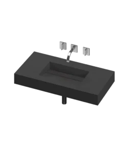 COSENTINO COSENTINO INTEGRATED VANITIES Simplicity 1 Single Bowl One-piece Vanity Sink