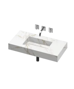COSENTINO COSENTINO INTEGRATED VANITIES Simplicity 1 Single Bowl One-piece Vanity Sink
