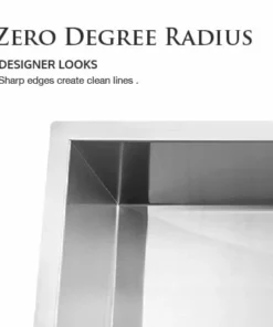 PearlĀ® BIWA 18 Gauge Stainless Steel Sink